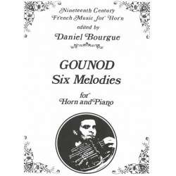 Six Melodies for Horn & Piano (Archivkopie) -Charles Francois Gounod / Arr.Daniel Bourgue