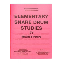 Elementary Snare Drum Studies - Mitchell Peters