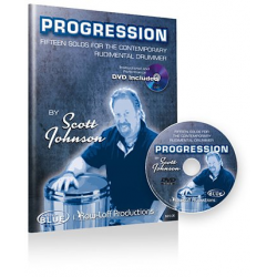 Progression - 15 Solos for the Contemporary Rudimental Drummer -Scott Johnson