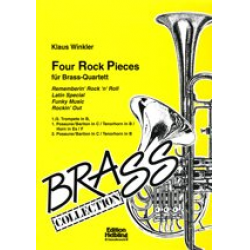 Four Rock Pieces für Brass-Quartett - Klaus Winkler