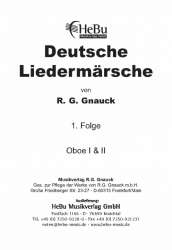Deutsche Liedermärsche - 1. Folge - 03 Oboe - R. G. Gnauck
