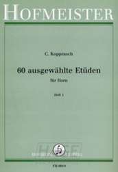 60 ausgewählte Etüden Heft 1 -Carl Kopprasch