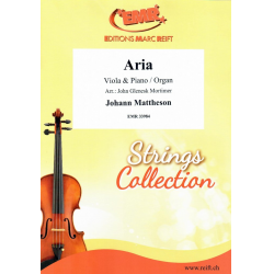 Aria - Johann Mattheson / Arr. John Glenesk Mortimer