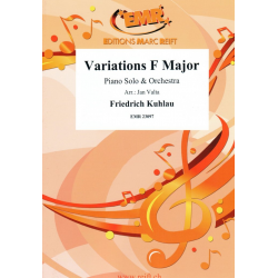 Variations F Major - Friedrich Daniel Rudolph Kuhlau / Arr. Jan Valta