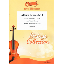 Album Leaves N° 1 - Niels W. Gade / Arr. Colette Mourey