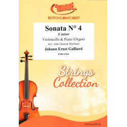 Sonata N° 4 in E minor - Johann Ernst Galliard / Arr. John Glenesk Mortimer