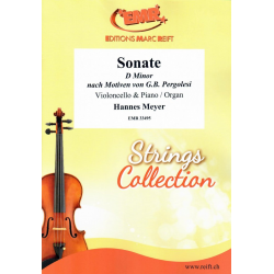 Sonate D minor - Hannes Meyer / Arr. Jan Valta