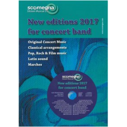 Promo Kat + CD: Scomegna - New Music for Concert Band 2017