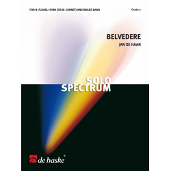 Belvedere (for Bb Flugel Horn (or Bb Cornet) and Brass Band) - Jan de Haan