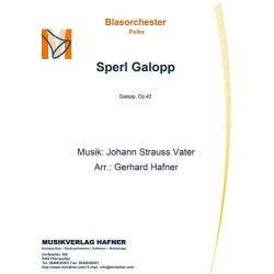 Sperl Galopp -Johann Strauß / Strauss (Vater) / Arr.Gerhard Hafner