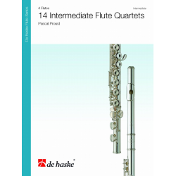 14 Intermediate Flute Quartets - Pascal Proust