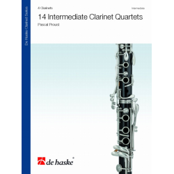 14 Intermediate Clarinet Quartets - Pascal Proust