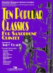 Ten Popular Classics for Saxophone Quintet - Bari Sax -Diverse / Arr.Andy Clark