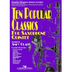 Ten Popular Classics for Saxophone Quintet - Bari Sax - Diverse / Arr. Andy Clark