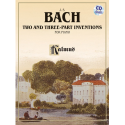 Bach 2 & 3 Inventions (with CD) - Johann Sebastian Bach