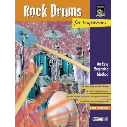 ROCK DRUMS FOR BEGINNERS BK & CD - Pete Sweeney