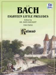 Bach 18 Little Preludes (with CD) - Johann Sebastian Bach