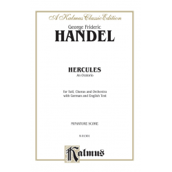 Hercules : -Georg Friedrich Händel (George Frederic Handel)