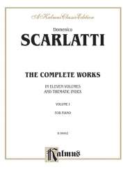 COMPLETE WORKS : FOR PIANO, VOL.1 - Domenico Scarlatti