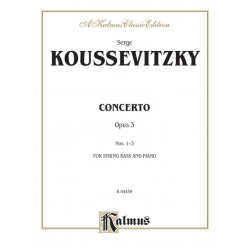 Concerto in f Sharp Minor op.3 : - Serge Koussevitzky