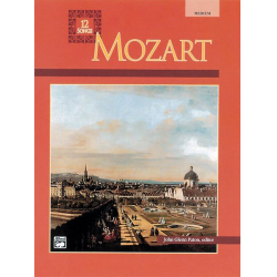 Mozart 12 Songs. Med/low - Wolfgang Amadeus Mozart