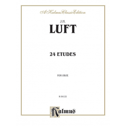 24 Etudes : for oboe - Julius Heinrich Luft