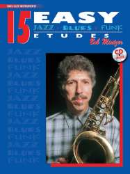 15 Easy Jazz, Blues & Funk Etudes - Bass Clef Instruments - Bob Mintzer