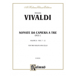 Sonate da camera a tre op.1 vol.2 (nos.7-12) : - Antonio Vivaldi