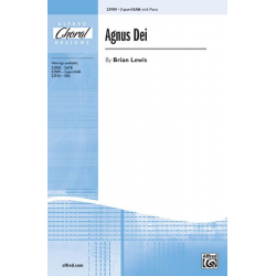 Agnus Dei 3-part mixed/SAB - Brian Lewis