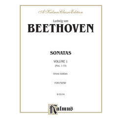 Sonatas vol.1 (nos.1-15) : -Ludwig van Beethoven