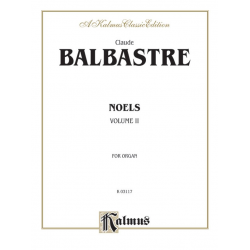Noels vol.2 : for organ - Claude Benigne Balbastre