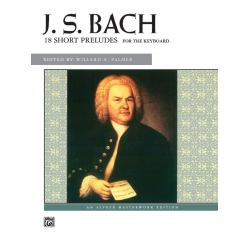 Eighteen Short Preludes. Book only - Johann Sebastian Bach