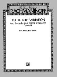 18th Variation op.43 : for 2 pianos - Sergei Rachmaninov (Rachmaninoff)