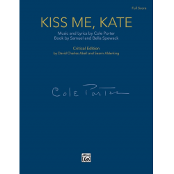 Kiss Me Kate Full Score Critical Ed - Cole Albert Porter
