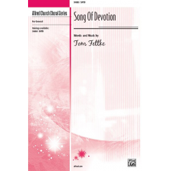 Song Of Devotion SATB -Tom Fettke