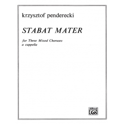Stabat mater : for 3 mixed choirs - Krzysztof Penderecki