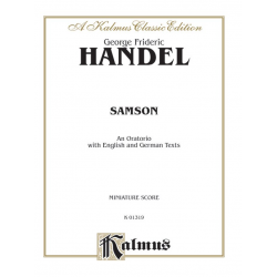 SAMSON : ORATORIO - Georg Friedrich Händel (George Frederic Handel)