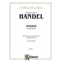 Deborah : vocal score -Georg Friedrich Händel (George Frederic Handel)