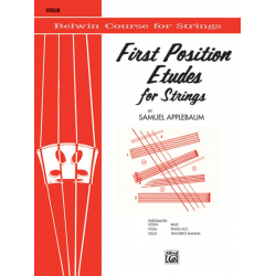 First Position Etudes : violin - Samuel Applebaum