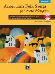 American Folk Songs Solo Low (with CD)