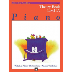 Alfred's Basic Piano Theory Book Lvl 1A -Willard A. Palmer