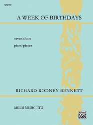 A Week of Birthdays (piano) - Richard Rodney Bennett
