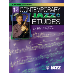 12 Contemporary Jazz Etudes - B-Flat Trumpet/Clarinet - Bob Mintzer