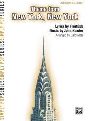 New York, New York Theme Easy Piano -John Kander