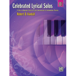 Celebrated Lyrical Solos Book 3 - Robert D. Vandall