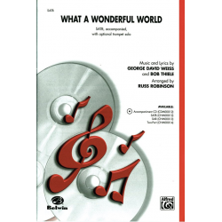 What a Wonderful World (SATB) - George David Weiss & Bob Thiele