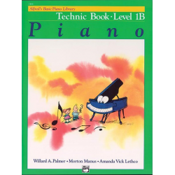Alfred's Basic Piano Technic Book Lvl 1B -Willard A. Palmer