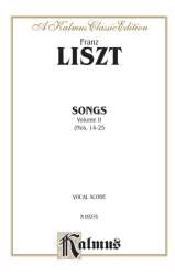 Songs vol.2 (nos.14-25) : for tenor - Franz Liszt