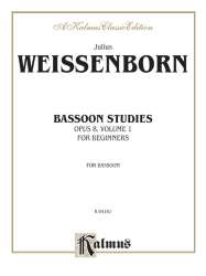 Bassoon Studies op.8 vol.1 : - Julius Weissenborn