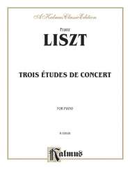 3 ETUDES DE CONCERT : FOR PIANO - Franz Liszt